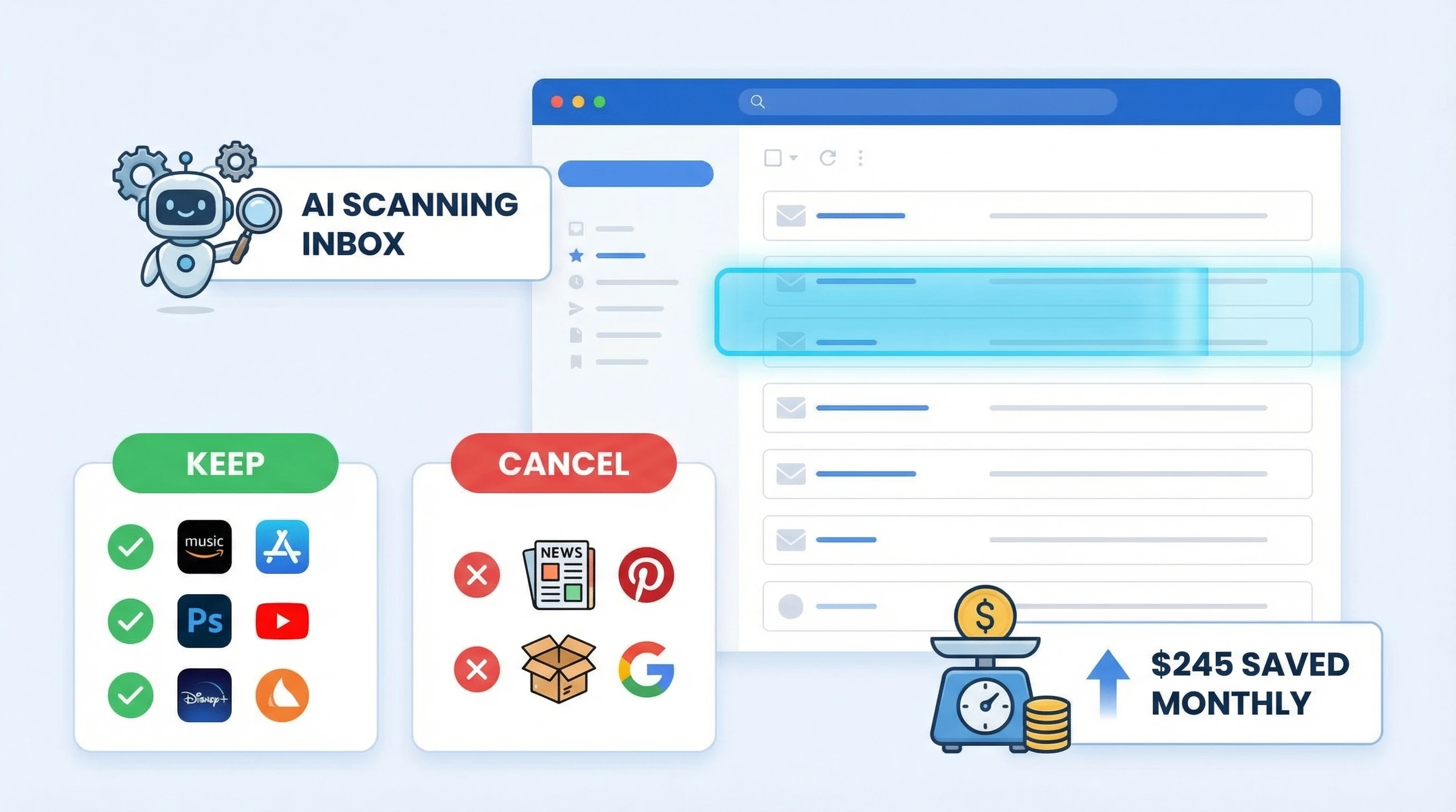 Gmail Subscription Audit & Cancellation