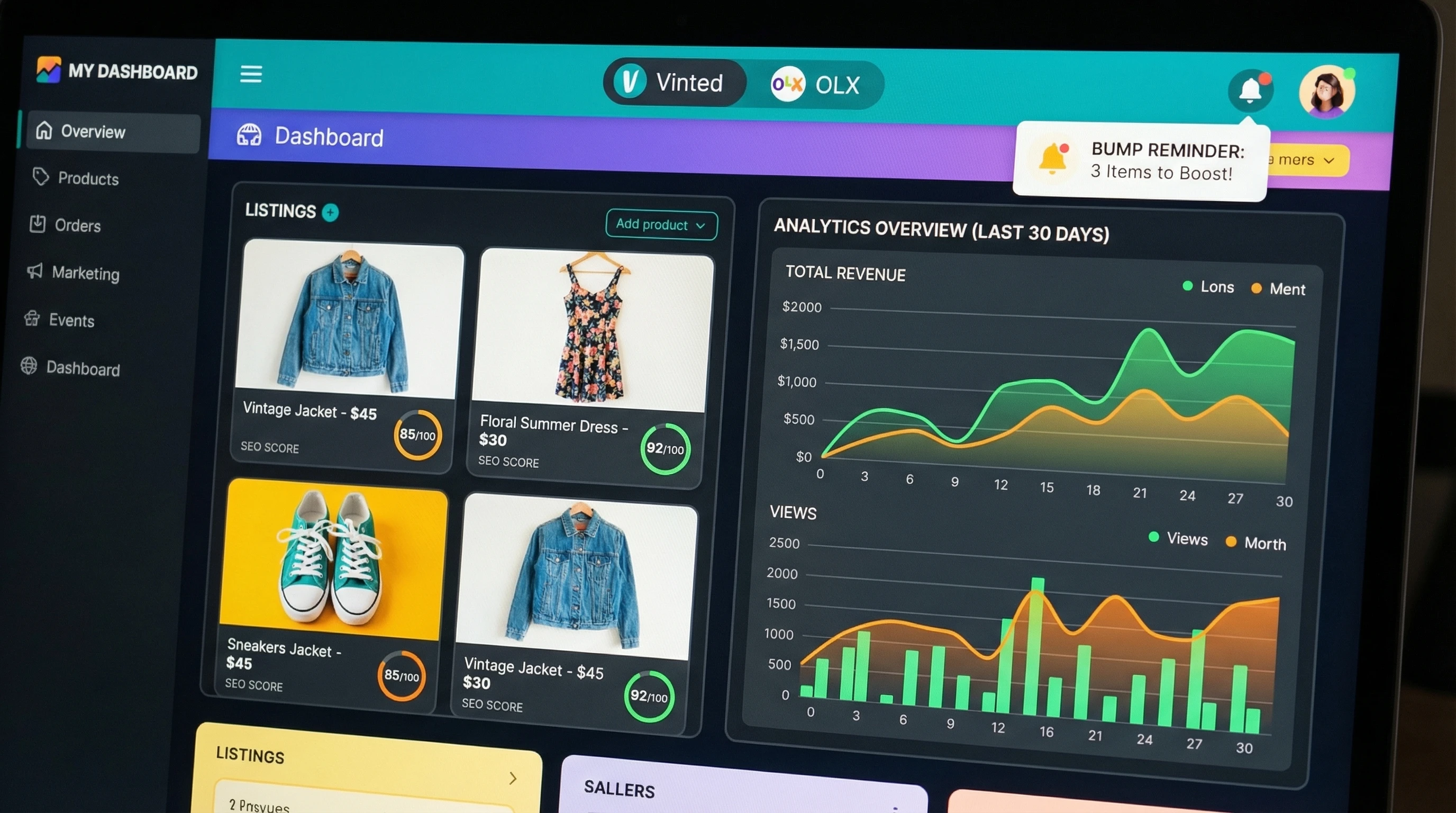 Reseller Growth Dashboard